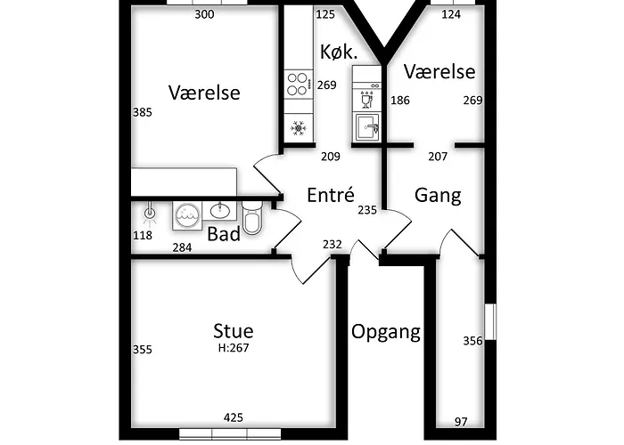 - 2br Det Perfekte Hjem For 5